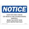 Signmission OSHA Sign, 7" H, Rigid Plastic, Site Visit Check Eye Wash And Fire Extinguishers Sign, Landscape OS-NS-P-710-L-18331 - alternate 1